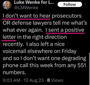 luke wenke x twitter screenshot letter writing obsession 2203