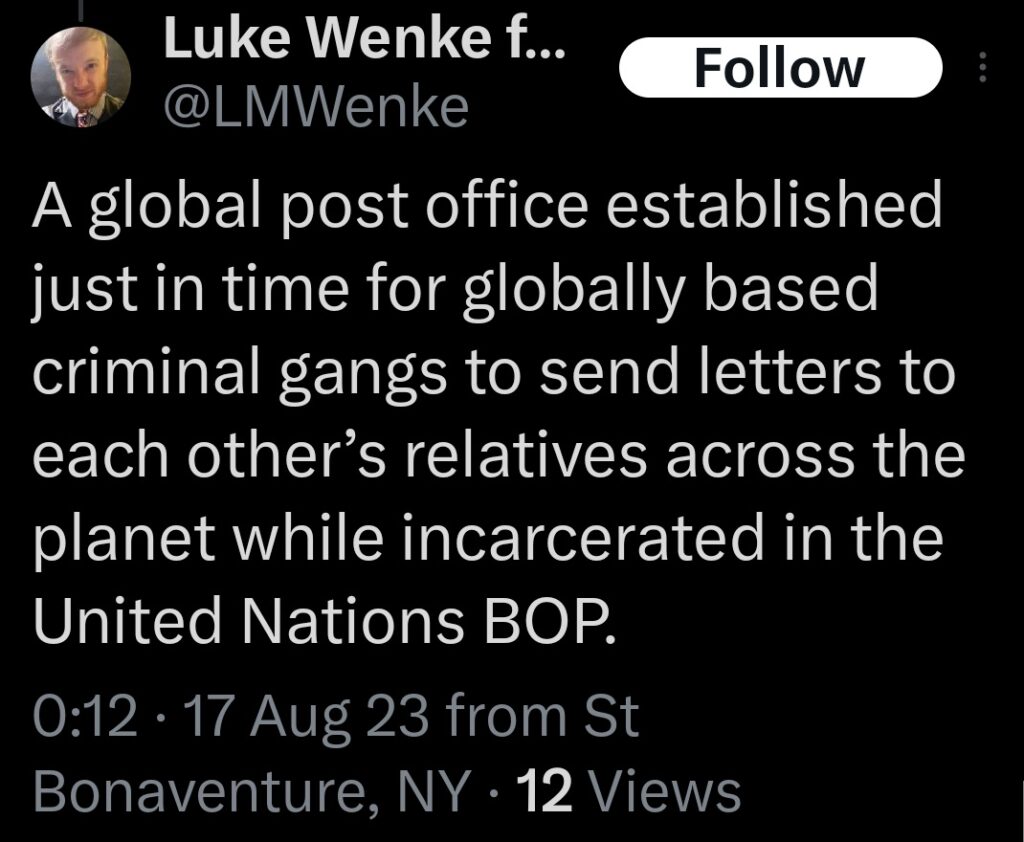 luke wenke x twitter screenshots letter writing obsession 2023