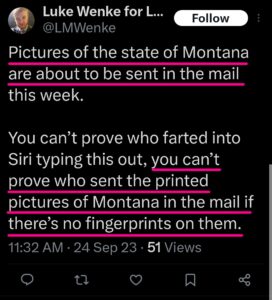 luke wenke x twitter screenshot letter writing obsession 2023