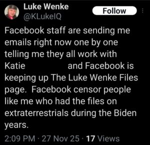 luke wenke katie obsession tweet twitter x screenshot 2023