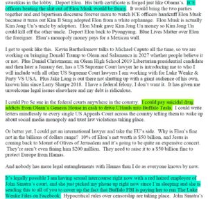 luke wenke threatening to ram cars into a tesla dealership december 2025