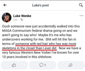 luke wenke katie obsession lies rumors 2023 facebook screenshot