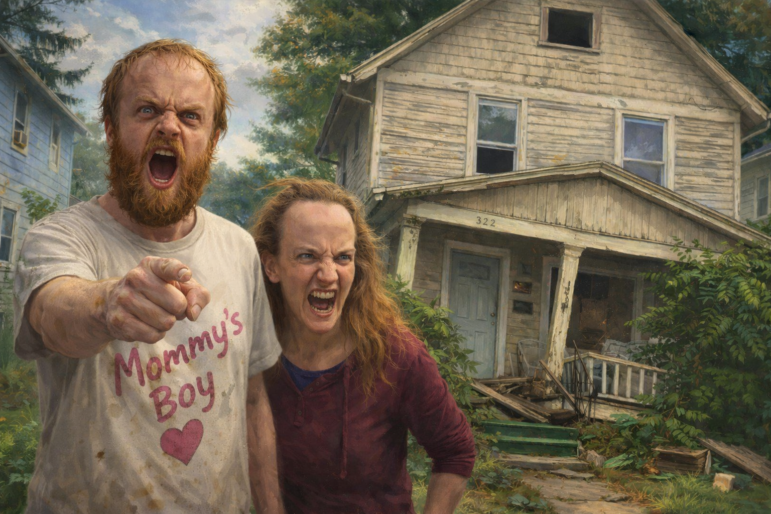 not luke wenke janet mccaul dilapidated house deplorable demands angry