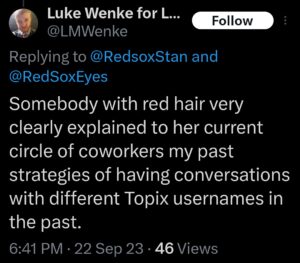 luke wenke topix tweet obsessed stalker serial stalker