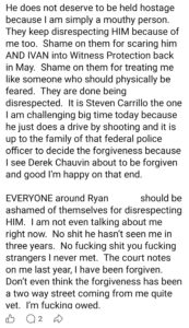 luke wenke facebook screenshot benjamin ryan teeter obsession 2023