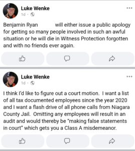 luke wenke ryan benjamin obsession demands owed