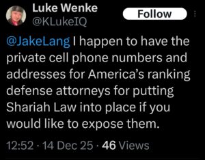luke wenke x twitter screenshot leak info dox 2025