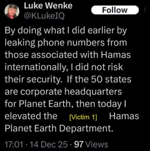 luke wenke x twitter screenshot info leak dox 2025