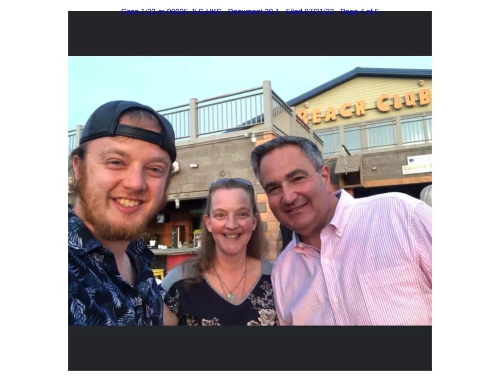 phot of luke with his mommy and senator george borrello