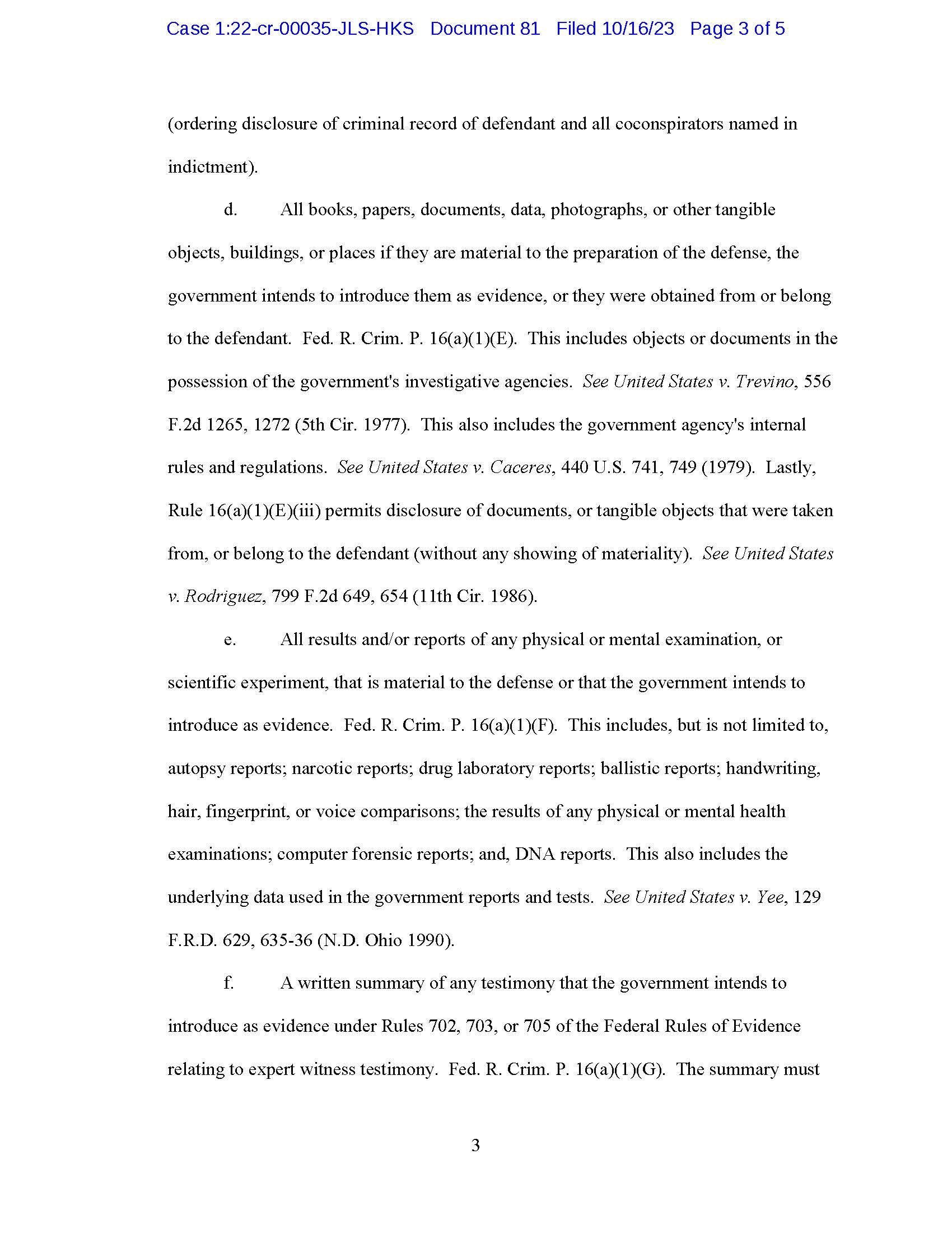 demand for discovery page 3 luke wenke tried forcing stalking victims to testify needlessly in court 2023