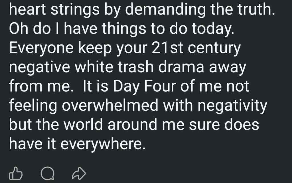 luke wenke facebook screenshot incel talk 2023