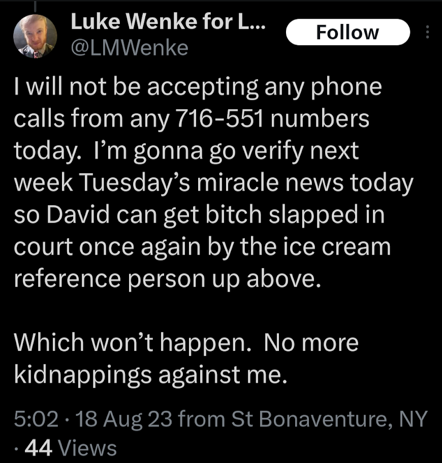 luke wenke talking about wanting the prosecutor to get bitch slapped in court