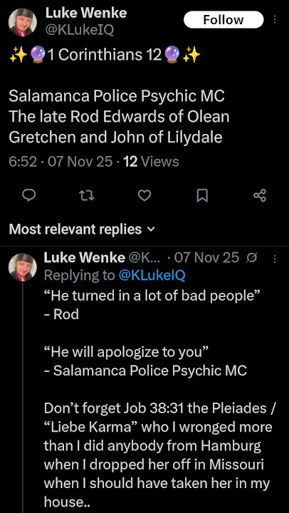 luke wenke bragging about his dead sugar daddy november 2025