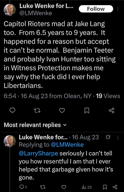 luke wenke blaming the libertarians for his romantic failures with stalking victim benjamin ryan teeter
