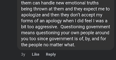 screenshot of an august 2023 facebook post by luke wenke complaining about court-mandated mental health treatment