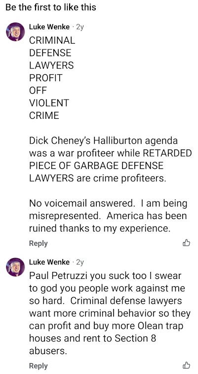 comments of an august 2023 luke wenke facebook post taunting the feds who investigated him